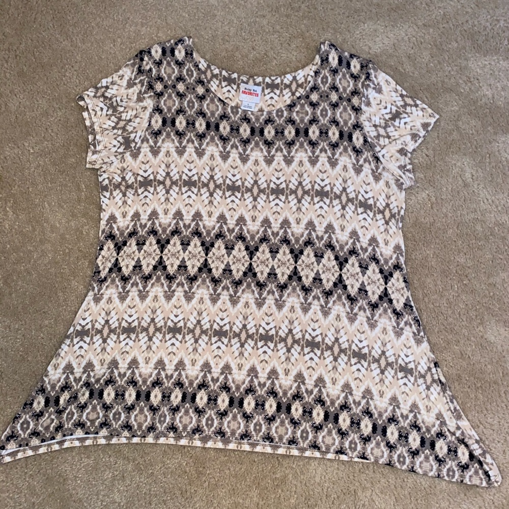 🍂NWOT Ruby Rd Asymmetrical Top🍂 - Picture 2 of 7